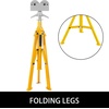 image:imageVEVOR Roller Pipe Stand for 18 in 12 in Pipes 2500LBS Load Capacity Pipe Stand with Adjustable Height 32  55 Folding Portable Supporting Stand with Roller Head