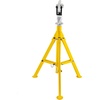 image:imageVEVOR Roller Pipe Stand for 18 in 12 in Pipes 2500LBS Load Capacity Pipe Stand with Adjustable Height 32  55 Folding Portable Supporting Stand with Roller Head