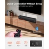 image:imageVEVOR Sound Bar for Smart TV 20 Channel 24Inch Compact Soundbar TV Speakers for Projector Bluetooth AUX Connection Remote Control Easy Setup 80W Surround Sound System for PC Home Theater Audio17IN Compact