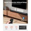 image:imageVEVOR Sound Bar for Smart TV 20 Channel 24Inch Compact Soundbar TV Speakers for Projector Bluetooth AUX Connection Remote Control Easy Setup 80W Surround Sound System for PC Home Theater Audio35IN Compact