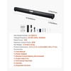 image:imageVEVOR Sound Bar for Smart TV 20 Channel 24Inch Compact Soundbar TV Speakers for Projector Bluetooth AUX Connection Remote Control Easy Setup 80W Surround Sound System for PC Home Theater Audio32IN Compact