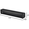 image:imageVEVOR Sound Bar for Smart TV 20 Channel 24Inch Compact Soundbar TV Speakers for Projector Bluetooth AUX Connection Remote Control Easy Setup 80W Surround Sound System for PC Home Theater Audio17IN Compact