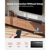 image:imageVEVOR Sound Bar for Smart TV 20 Channel 24Inch Compact Soundbar TV Speakers for Projector Bluetooth AUX Connection Remote Control Easy Setup 80W Surround Sound System for PC Home Theater Audio32IN Compact