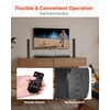 image:imageVEVOR Sound Bar for Smart TV 20 Channel 24Inch Compact Soundbar TV Speakers for Projector Bluetooth AUX Connection Remote Control Easy Setup 80W Surround Sound System for PC Home Theater Audio32IN Detachable