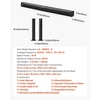 image:imageVEVOR Sound Bar for Smart TV 20 Channel 24Inch Compact Soundbar TV Speakers for Projector Bluetooth AUX Connection Remote Control Easy Setup 80W Surround Sound System for PC Home Theater Audio32IN Detachable