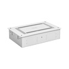image:imageVEVOR Structured Media Enclosure 28Inch Recessed inWall Media Box with Cover WallMount Cable Management Box Kit Structured Wiring MultiMedia Cabinet ColdRolled Steel for TV Home TheaterWhiteEnclosure  Cover