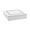 image:imageVEVOR Structured Media Enclosure 28Inch Recessed inWall Media Box with Cover WallMount Cable Management Box Kit Structured Wiring MultiMedia Cabinet ColdRolled Steel for TV Home TheaterWhiteEnclosure  Cover
