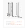 image:imageVEVOR Structured Media Enclosure 28Inch Recessed inWall Media Box with Cover WallMount Cable Management Box Kit Structured Wiring MultiMedia Cabinet ColdRolled Steel for TV Home TheaterWhiteEnclosure  Cover