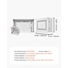 image:imageVEVOR Structured Media Enclosure 28Inch Recessed inWall Media Box with Cover WallMount Cable Management Box Kit Structured Wiring MultiMedia Cabinet ColdRolled Steel for TV Home TheaterWhiteEnclosure  Cover