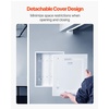 image:imageVEVOR Structured Media Enclosure 28Inch Recessed inWall Media Box with Cover WallMount Cable Management Box Kit Structured Wiring MultiMedia Cabinet ColdRolled Steel for TV Home TheaterWhiteEnclosure  Cover