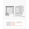 image:imageVEVOR Structured Media Enclosure 28Inch Recessed inWall Media Box with Cover WallMount Cable Management Box Kit Structured Wiring MultiMedia Cabinet ColdRolled Steel for TV Home TheaterWhiteEnclosure  Cover
