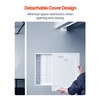 image:imageVEVOR Structured Media Enclosure 28Inch Recessed inWall Media Box with Cover WallMount Cable Management Box Kit Structured Wiring MultiMedia Cabinet ColdRolled Steel for TV Home TheaterWhiteEnclosure  Cover