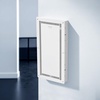 image:imageVEVOR Structured Media Enclosure 28Inch Recessed inWall Media Box with Cover WallMount Cable Management Box Kit Structured Wiring MultiMedia Cabinet ColdRolled Steel for TV Home TheaterWhiteEnclosure  Cover