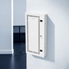 image:imageVEVOR Structured Media Enclosure 28Inch Recessed inWall Media Box with Cover WallMount Cable Management Box Kit Structured Wiring MultiMedia Cabinet ColdRolled Steel for TV Home TheaterWhiteEnclosure  Vented Door