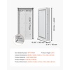 image:imageVEVOR Structured Media Enclosure 28Inch Recessed inWall Media Box with Cover WallMount Cable Management Box Kit Structured Wiring MultiMedia Cabinet ColdRolled Steel for TV Home TheaterWhiteEnclosure  Cover