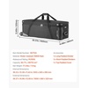 image:imageVEVOR Studio Equipment Trolley Case 3583 x 1181 x 14 in  91 x 30 x 355 cm Rolling Camera Bag Carrying Bag with Wheels Straps Padded Compartment Handle for Light Stands Tripods Telescopesblack body with orange