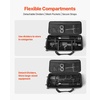 image:imageVEVOR Studio Equipment Trolley Case 3583 x 1181 x 14 in  91 x 30 x 355 cm Rolling Camera Bag Carrying Bag with Wheels Straps Padded Compartment Handle for Light Stands Tripods Telescopesblack body with orange