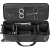 image:imageVEVOR Studio Equipment Trolley Case 3583 x 1181 x 14 in  91 x 30 x 355 cm Rolling Camera Bag Carrying Bag with Wheels Straps Padded Compartment Handle for Light Stands Tripods Telescopesblack body with orange