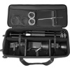 image:imageVEVOR Studio Equipment Trolley Case 3583 x 1181 x 14 in  91 x 30 x 355 cm Rolling Camera Bag Carrying Bag with Wheels Straps Padded Compartment Handle for Light Stands Tripods Telescopesblack body with orange