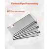 image:imageVEVOR Threading Machine Dies 1234 NPT Pipe Dies4 Packs RightHanded HSS Pipe Threading Dies Fit VEVOR SplitType Machines RIDGID Universal Die Heads 504A 711 713 811A 815A 816 817 842SplitType Threading