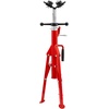 image:imageVEVOR V Head Pipe Stand with 4Ball Transfer 2500LBS Capacity with Adjustable Height 28  52 Portable Folding Pipe Stand for 18 to 12 Inch Pipes Supporting