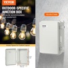 image:imageVEVOR WeatherResistant Junction Box Dimensions 1181 x 787 x 708 inches Crafted from Durable ABS Plastic with a Secure Hinged Lid and Stainless Steel Lock IP67 Rated for Superior Dust and Wa1181x 787x708