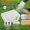 image:imageVEVOR WeatherResistant Junction Box Dimensions 1181 x 787 x 708 inches Crafted from Durable ABS Plastic with a Secure Hinged Lid and Stainless Steel Lock IP67 Rated for Superior Dust and Wa1181x 787x708