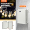 image:imageVEVOR WeatherResistant Junction Box Dimensions 1181 x 787 x 708 inches Crafted from Durable ABS Plastic with a Secure Hinged Lid and Stainless Steel Lock IP67 Rated for Superior Dust and Wa1693x1299x709