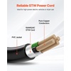 image:imageVEVOR Y Splitter Adapter Cord 50 Amp NEMA 1450 4 Prong 240V Splitter for RV and EV NEMA 1450P to Dual 1450R Outlets with Grip Handle Heavy Duty 6381 STW Wire Outdoor RV Power Extension Cord1450PDual 1450R