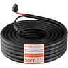 image:imageVEVOR 100FT Solar Panel Extension Cable 10 AWG Solar Panel Wire with Flame Retardant Protective Sleeving Female and Male Connectors IP67 Waterproof PV Wire for Outdoor Automotive RV Black amp RedBlack