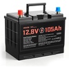 image:imageVEVOR 12V 30Ah LiFePO4 Dual Purpose Battery 600CCA BCI Group 47 Deep Cycle amp Starter Lithium Battery Builtin Smart BMS Automotive StartStop for RV Marine Trolling Motor Car amp Engine StartingGroup 24 105Ah 1000CCA