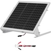 image:imageVEVOR 20W 12V Solar Battery Trickle Charger Maintainer Mono Solar Panel Battery Charger with Builtin MPPT Controller amp Adjustable Mount Bracket IP65 Waterproof for Car Boat RV Trailer House Roof20W