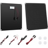 image:imageVEVOR 20W 12V Solar Panel Battery Charger Solar Battery Trickle Charger Maintainer with Builtin Smart Controller amp 3 Connection Cables IP67 Waterproof Portable for RV Car Motorcycle Boat Van Camper20W