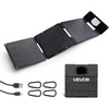 image:imageVEVOR 30W Foldable Solar Panel Charger 16BB NType Monocrystalline Solar Panel 24 Efficiency UltraLight Portable with USBA USBA QC30 amp TypeC Ports for Camping Backpacking Phones Tablets30W