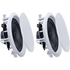 image:imageVEVOR 4 PCs 8 Inch in Ceiling Speakers 400W Flush Mount Ceiling amp inWall Speakers System with 8 Woofer1 Tweeter for Home Kitchen Living Room Bedroom or Covered Outdoor Porches150W2