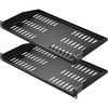 image:imageVEVOR 4PCS 1U Server Rack Shelf Universal Vented Rack Mount Cantilever Tray  for 19 Inch Network Equipment Rack amp Cabinet 10 Deep Rack Mount Shelf 50 lbs Max Weight Capacity Good Air Circulation1U2PCS