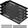 image:imageVEVOR 4PCS 1U Server Rack Shelf Universal Vented Rack Mount Cantilever Tray  for 19 Inch Network Equipment Rack amp Cabinet 10 Deep Rack Mount Shelf 50 lbs Max Weight Capacity Good Air Circulation1U4PCS