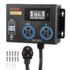 image:imageVEVOR Automatic EV Charging Switch NEMA 1430 Splitter Switch for Dryer amp EV Charger 24A Max 240V Smart Power Distribution with Circuit Breaker RealTime Display for EVs Ovens Dishwashers ETL