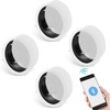 image:imageVEVOR Bluetooth Ceiling Speakers 8 in Ceiling amp inWall Speaker System with Amplifier 2Way Flush Mount Speakers for Damp Humid Placement Home Theater Living Room or Covered Patio 1 Pair65 4 Pieces