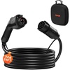 image:imageVEVOR EV Charger Extension Cable 32Amp 40 ft J1772 Extension Cord Compatible with 120V240V SAE J1772 Electric Vehicle Chargers Level 1Level 2 IP66 Heavy Duty Car Charging Cable with Carrying Bag32Amp  J1772