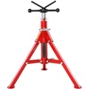 image:imageVEVOR HeavyDuty VHead Pipe Stand for 1812 Pipes Supporting  2500 lbs Load Capacity 2442 Height Adjustment Folding amp Portable Design for Pipe Threading Cutting Grooving Welding