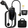 image:imageVEVOR Level 12 Tesla Charger 16 Amp Portable Electric Car EV Charger with 25 ft Charging Cable 120V240V NEMA 620P Plug NEMA 515 Adapter LED Indicator NACS Connector for Tesla Model YX3S40 Amp