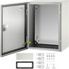image:imageVEVOR NEMA Steel Enclosure 20 x 12 x 10 NEMA 4X Steel Electrical Box IP66 Waterproof amp Dustproof OutdoorIndoor Electrical Junction Box with Mounting Plate16 x 12 x 8