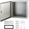 image:imageVEVOR NEMA Steel Enclosure 20 x 12 x 10 NEMA 4X Steel Electrical Box IP66 Waterproof amp Dustproof OutdoorIndoor Electrical Junction Box with Mounting Plate16 x 16 x 8