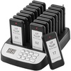 image:imageVEVOR Restaurant Pager SystemTouch Screen Keyboad Wireless Long Range Lineup Waiting Queue Signal Guest Customer Calling Beepers with Vibration amp Flashing 20 BuzzersMechanical buttons
