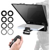 image:imageVEVOR Teleprompter 8 Desktop Prompter with Adjustable Spectroscope Remote Control for YouTube Twitch Zoom Supports DSLRWebcamSmartphone for Video RecordingLive StreamingMirror Size88 Inch