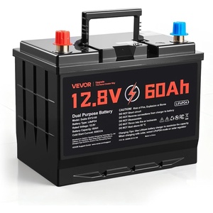 image:imageVEVOR 12V 30Ah LiFePO4 Dual Purpose Battery 600CCA BCI Group 47 Deep Cycle amp Starter Lithium Battery Builtin Smart BMS Automotive StartStop for RV Marine Trolling Motor Car amp Engine StartingGroup 24 60Ah 800CCA