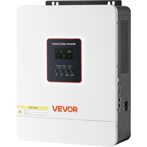image:imageVEVOR 3000W Hybrid Solar Inverter 24V DC to 230V AC Pure Sine Wave Power Inverter Builtin 80A MPPT Solar Charge Controller Works with Lead Acid Lithium Battery for Home Camper OffGrid NO WiFi24V to 230V 4000W