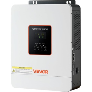 image:imageVEVOR 3000W Hybrid Solar Inverter 24V DC to 230V AC Pure Sine Wave Power Inverter Builtin 80A MPPT Solar Charge Controller Works with Lead Acid Lithium Battery for Home Camper OffGrid NO WiFi24V to 230V 3000W