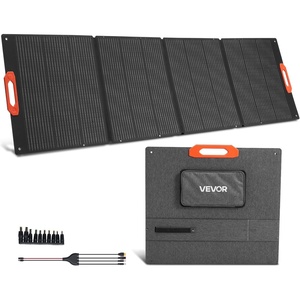 image:imageVEVOR 300W Foldable Monocrystalline Solar Panel 23 HighEfficiency Portable Mono Solar Panel Charger with MC4 Output amp 10in1 DC Adapters IP67 Waterproof for Power Stations Camping Hiking Trips300W